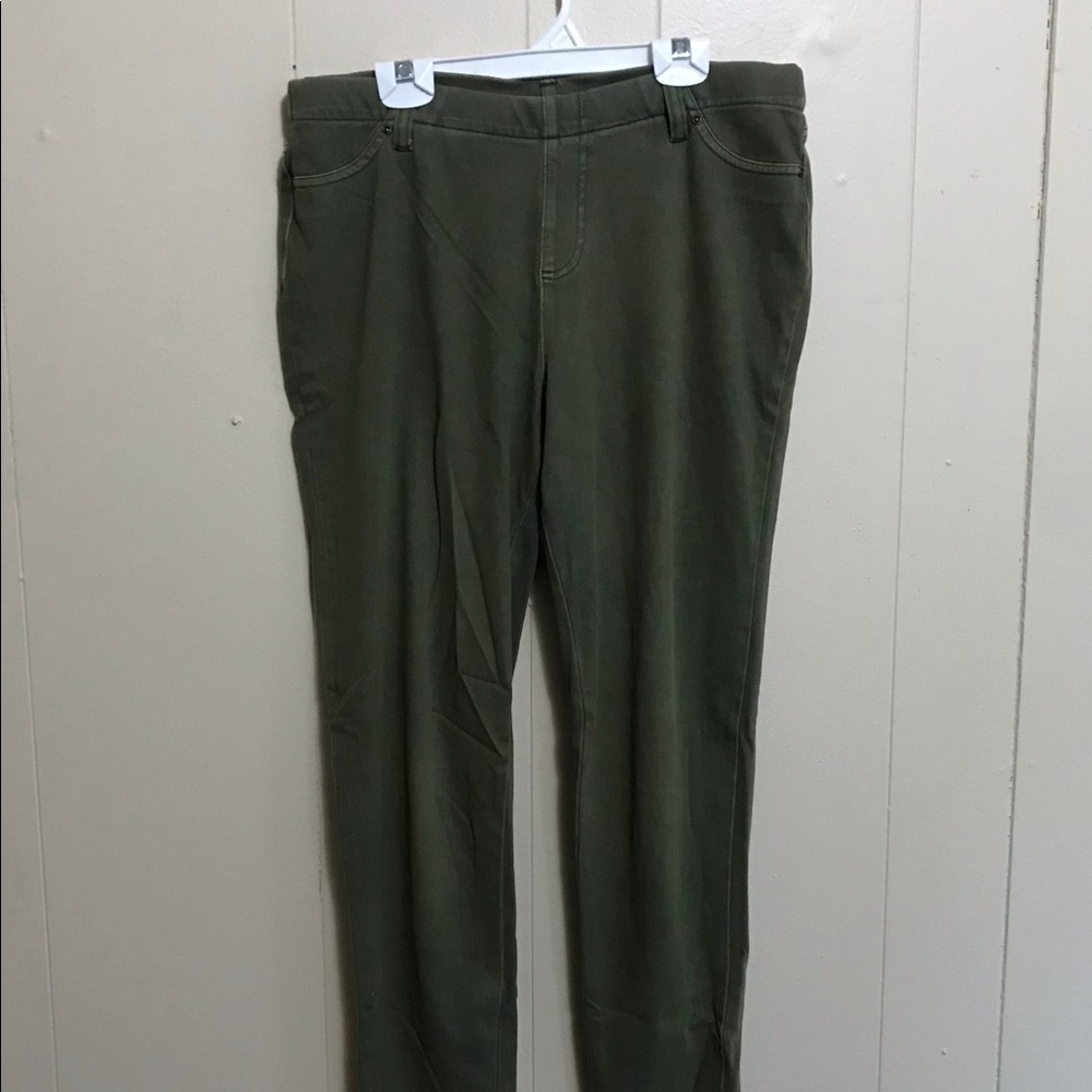 Loose Fit Jegging, Forest Green